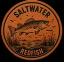 Redfish Saltwater fishing patch preview